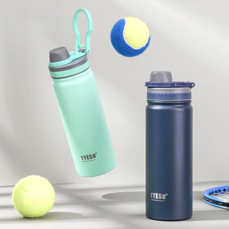 530/750ML Stainless Steel Thermo Bottle Portable Outdoor Sport Water Cup Double Layer Thermos Bottle Large Capacity Thermo Cups