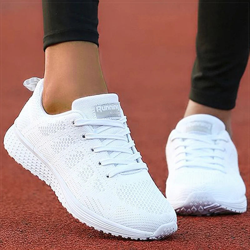 Women's Sneaker Lightweight Mesh Shoes Women Sports Shoes White Sneakers 2025 Vulcanize Shoes For Women Casual Sneakers Footwear