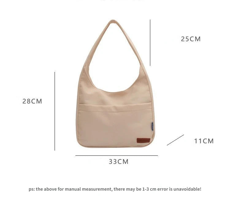 Women's Handbag Simple Large Capacity Student Tote Bag 2023 New Fashion Shoulder Bag Handbags Casual Class Canvas Bag