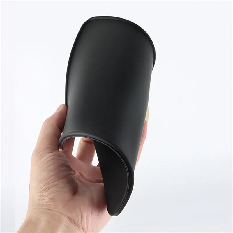 Silicone Coffee Tamper Mat Anti-skid Espresso Coffee Tamping Rest Holder Corner Edge Pad Black Mat for Office Bar Coffee Shop