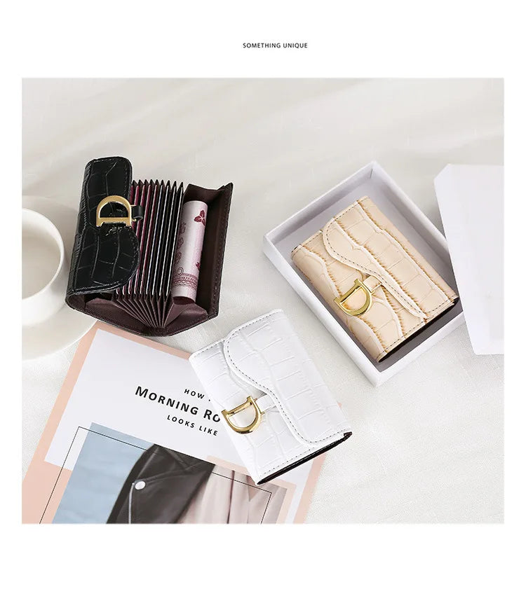 Women Short Wallet Small Fashion Luxury Brand Leather Purse Ladies Card Bag for Women Clutch Female Purse Money Clip Wallet 2023