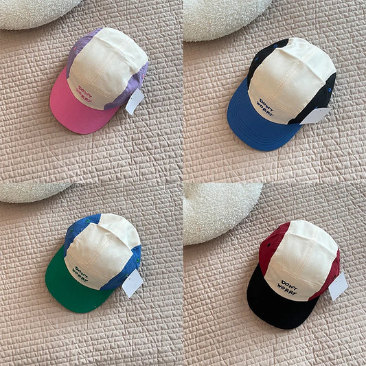 Unisex Toddler Kids Plain Cotton Adjustable Low Profile Baseball Cap Hat