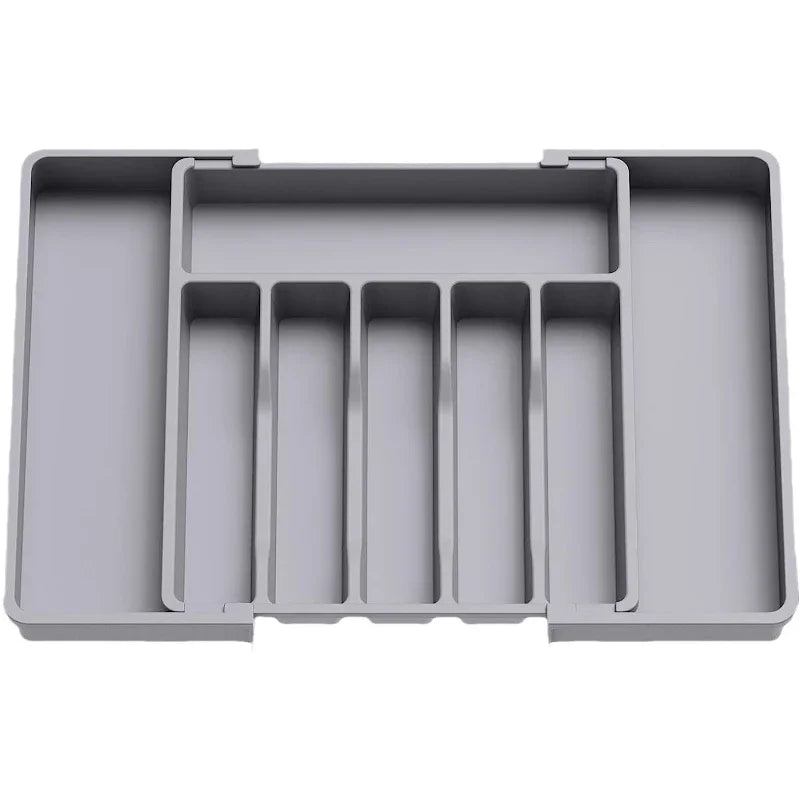 Silverware Drawer Organizer Home Expandable Utensil Tray Adjustable Cutlery Storage Holder for Spoons Forks Knives Kitchen Tools