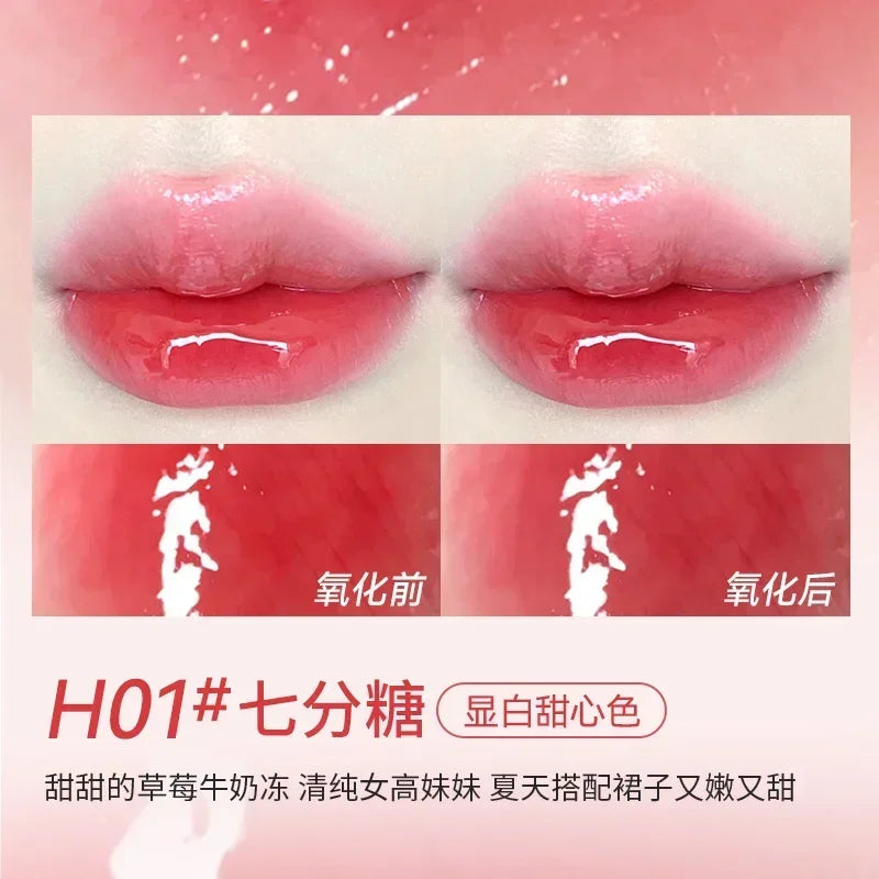 HOLD LIVE Bunny's Garden Watery Mirror Lip Glaze Moisturizing Lipstick Lip Nectar Nourishing Long-lasting Korea Makeup Cosmetics