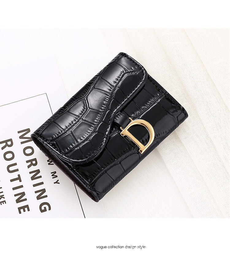 Women Short Wallet Small Fashion Luxury Brand Leather Purse Ladies Card Bag for Women Clutch Female Purse Money Clip Wallet 2023