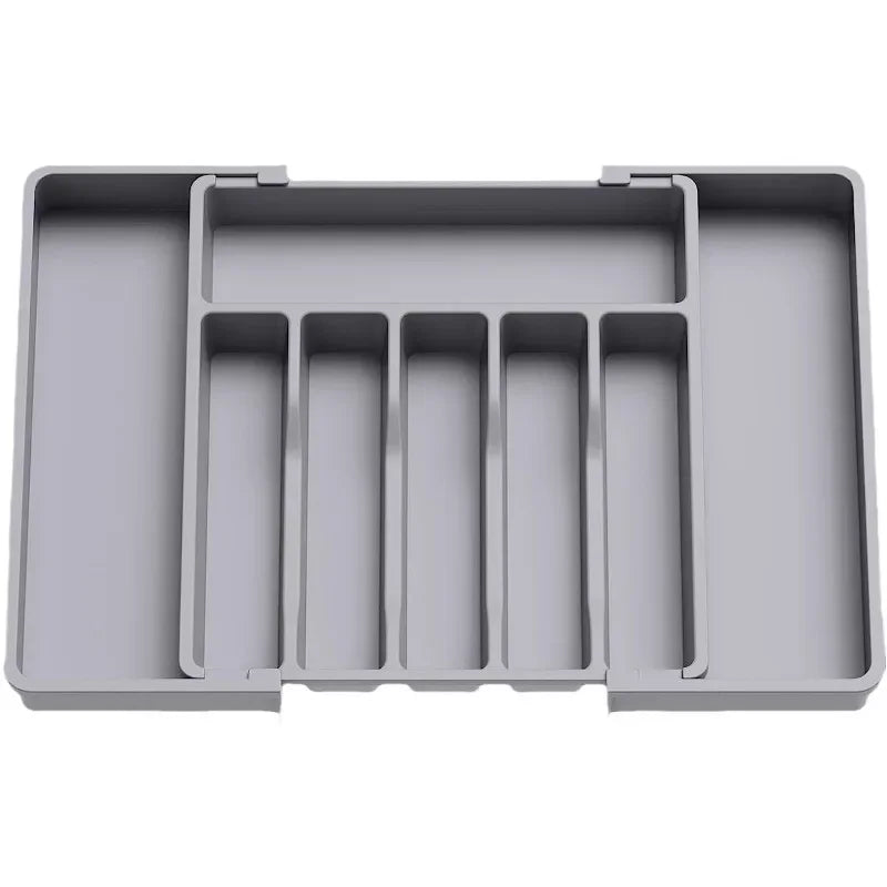 Silverware Drawer Organizer Home Expandable Utensil Tray Adjustable Cutlery Storage Holder for Spoons Forks Knives Kitchen Tools