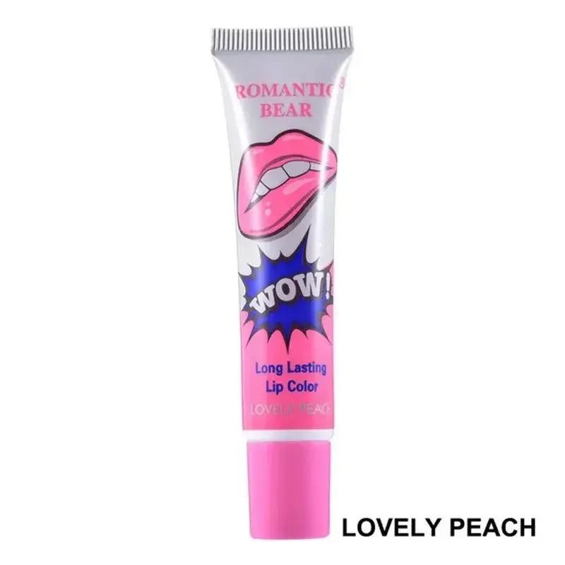 Romantic Bear Amazing Peel Off Liquid Lipstick Waterproof Long Lasting Lip Gloss Women Sexy Makeup Tear Pull Lips Mask Cosmetics