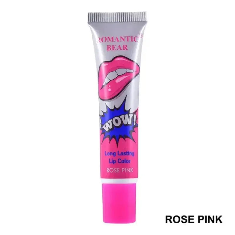 Romantic Bear Amazing Peel Off Liquid Lipstick Waterproof Long Lasting Lip Gloss Women Sexy Makeup Tear Pull Lips Mask Cosmetics