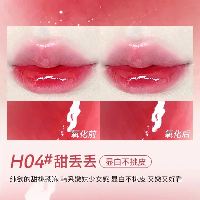 HOLD LIVE Bunny's Garden Watery Mirror Lip Glaze Moisturizing Lipstick Lip Nectar Nourishing Long-lasting Korea Makeup Cosmetics