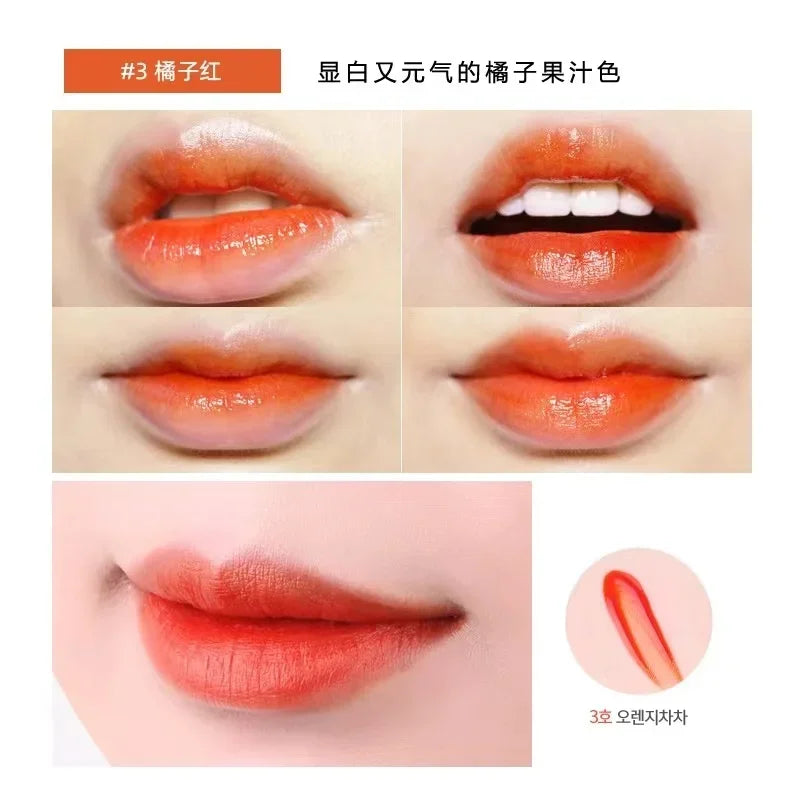 TONYMOLY Delight Tony Tint Stained Lipsticks Lip Gloss Lip Tints Moisturizing Long-Lasting Waterproof Korean Makeup Cosmetics