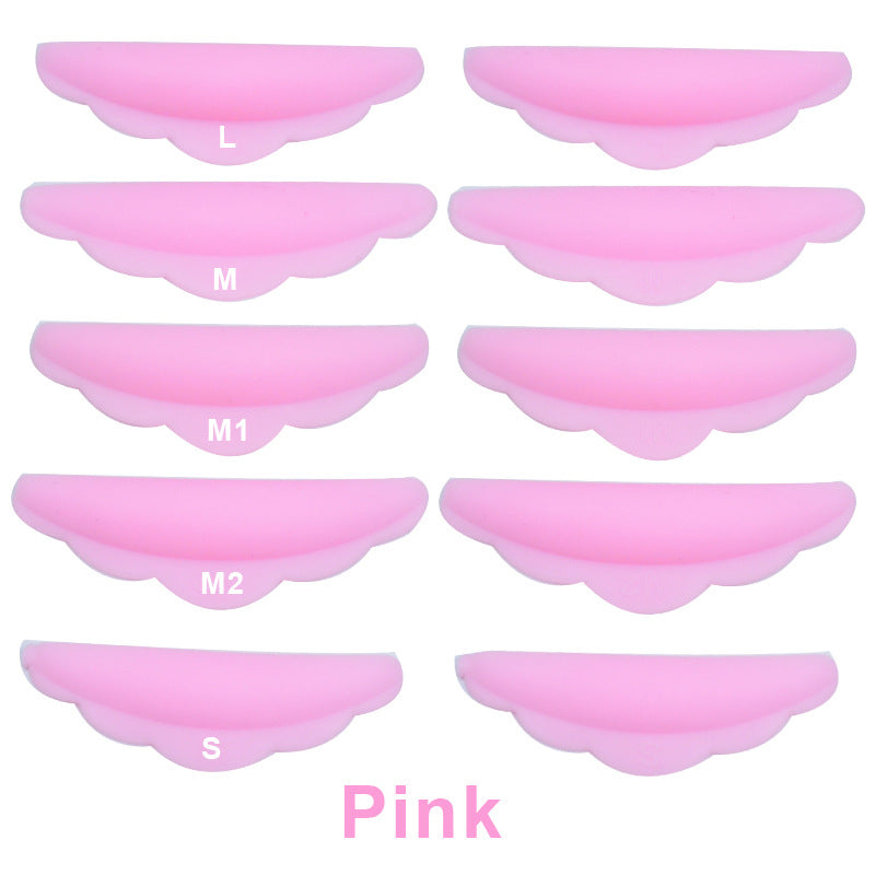 5Pairs Silicone Eyelash Perming Pad Lash Extension Supplies Makeup Accessories Eyelash Extension Lash Lifting Silicone Perm Pad