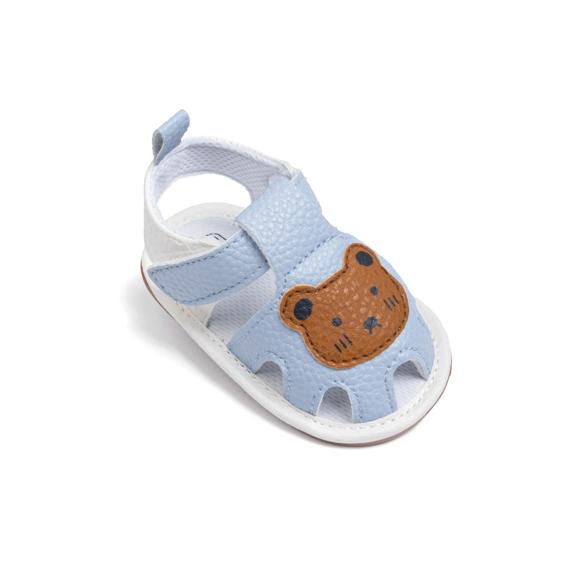 Summer Newborn Baby First Day Toddler Shoes Cute Animal Pattern Sandals Anti-Slip Soft Fashion Color Blocking Casual Baby Shoes