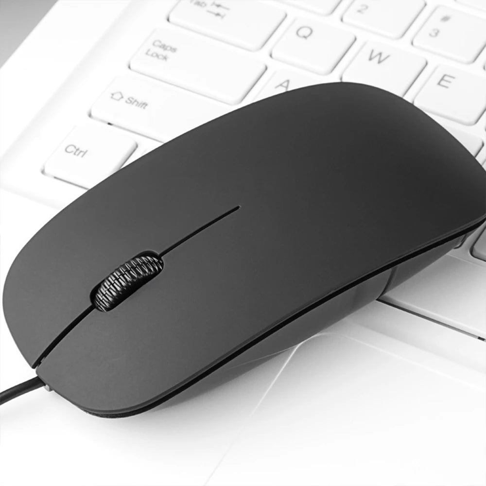 Hot Selling Neutral Wired Mouse 2.4Ghz with USB Cable Ergonomic Ultrathin Mice For PC Laptop Business Computer Office Mouse 1.2m