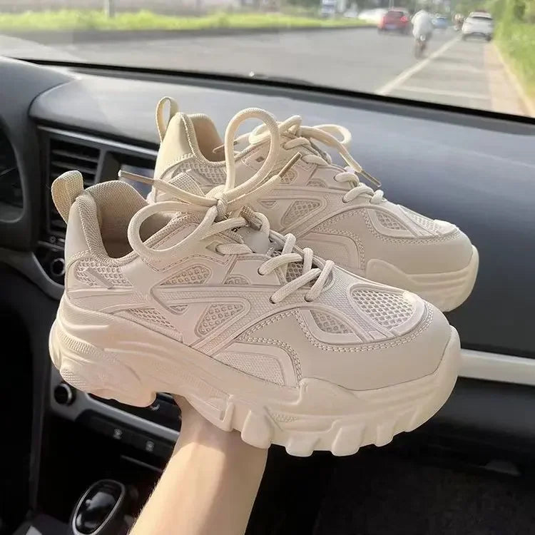 New Sneakers for Women Breathable Comfortable Womens Casual Shoes Height Increasing Women Platform Shoes Hot Zapatillas De Mujer