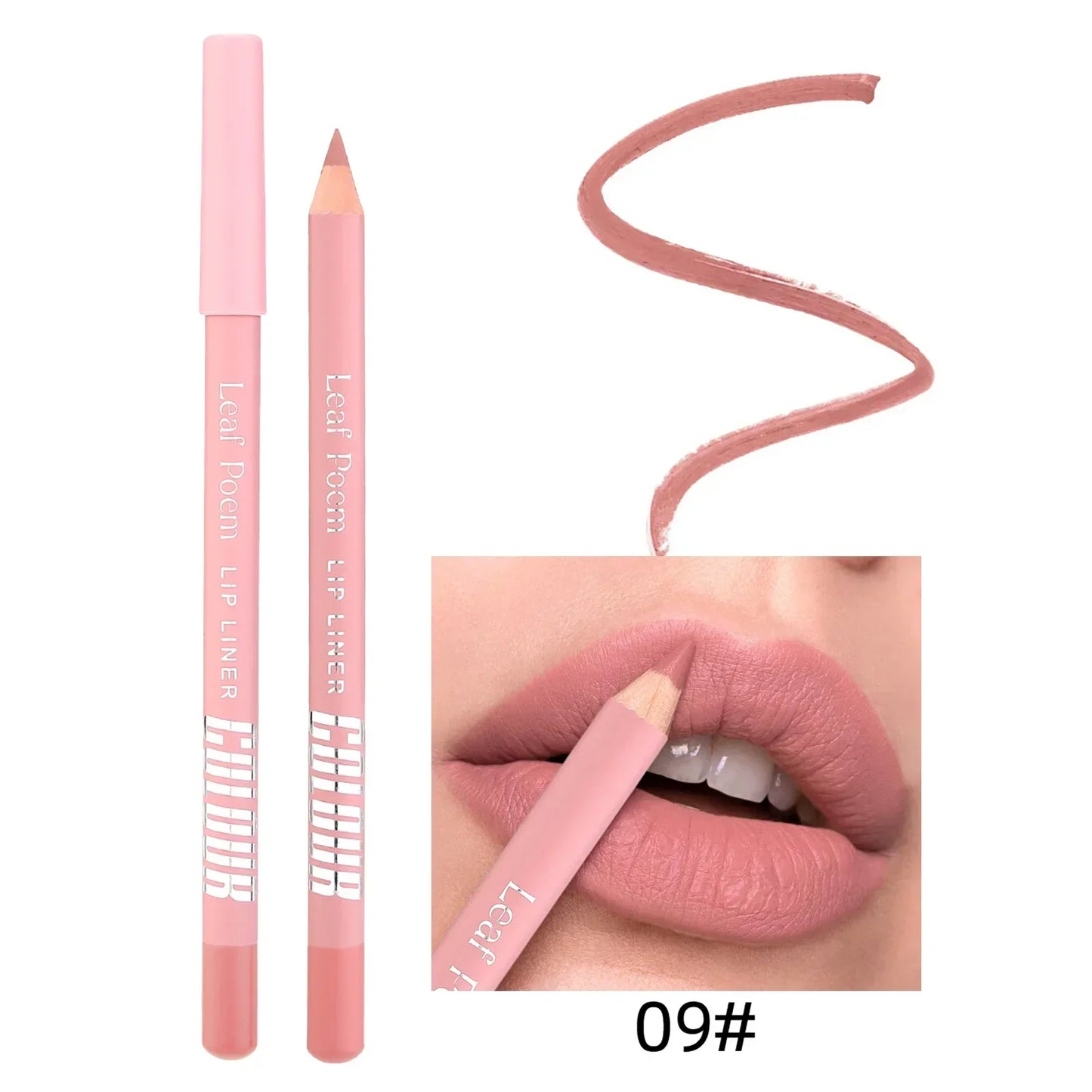 Nude Matte Lipstick Pencil Lipliner 12 Colors Waterproof Lip Liner Outline Lips Contour Makeup Matte Red Lipsticks Pen Cosmetics