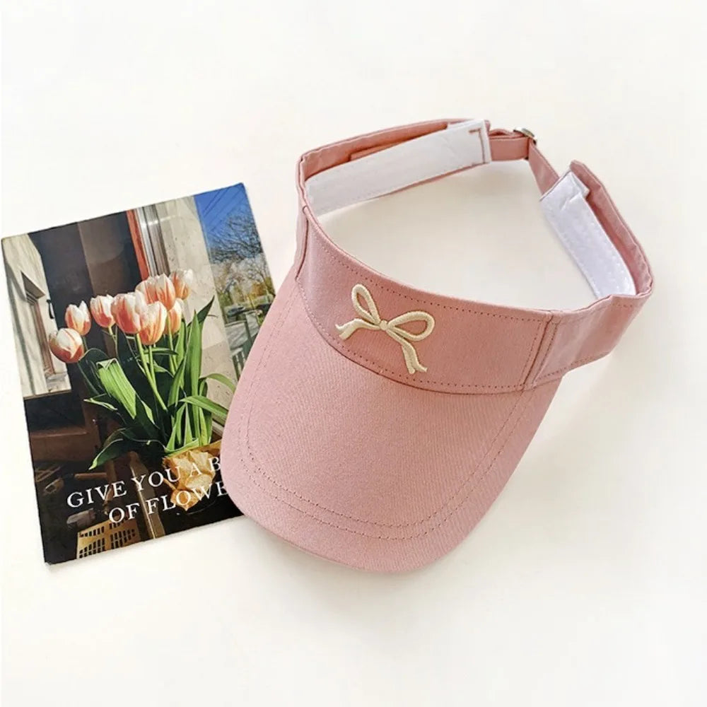 Sun Hat Women Baseball Cap Summer White Sun-Proof Caps Empty Top Visors Seaside Outdoor Sport Tennis Golf Hat