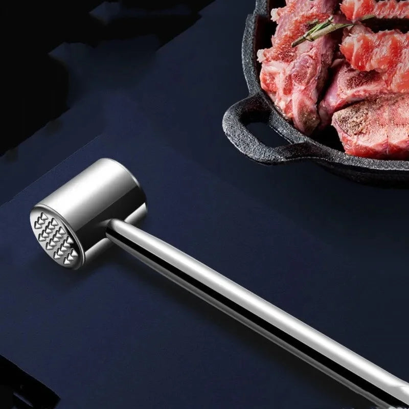 304 Stainless Steel Meat Hammer Loose Meat Tenderizer Household Steak Pork Chicken Breast Meat loosening hammer Cooking Tools