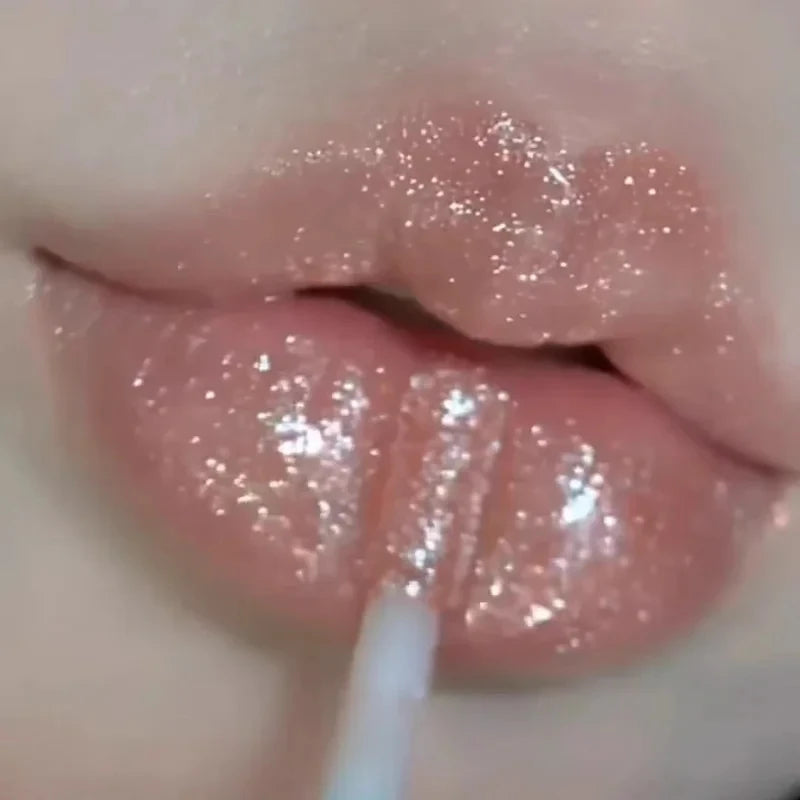 Mirror Pearlescent Glitter Lip Nectar Hydrating Lip Plump Moisturizing Nourish Shiny Lip Gloss Rare Beauty Korea Makeup Cosmetic