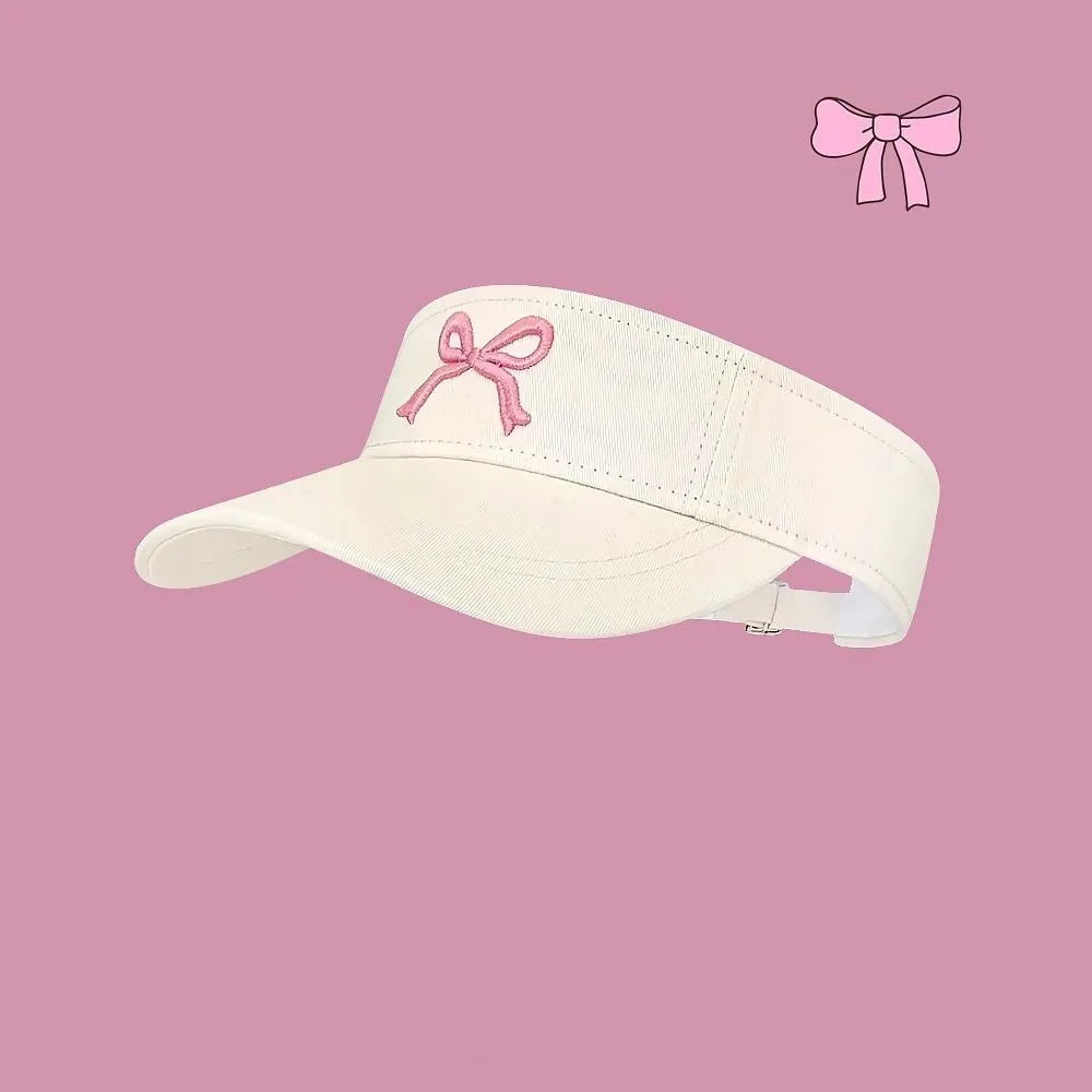 Sun Hat Women Baseball Cap Summer White Sun-Proof Caps Empty Top Visors Seaside Outdoor Sport Tennis Golf Hat