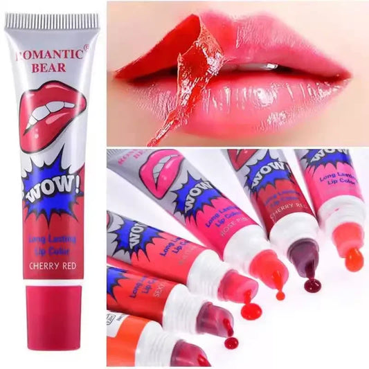 Romantic Bear Amazing Peel Off Liquid Lipstick Waterproof Long Lasting Lip Gloss Women Sexy Makeup Tear Pull Lips Mask Cosmetics