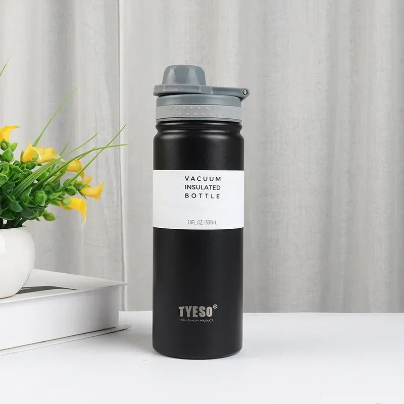 530/750ML Stainless Steel Thermo Bottle Portable Outdoor Sport Water Cup Double Layer Thermos Bottle Large Capacity Thermo Cups