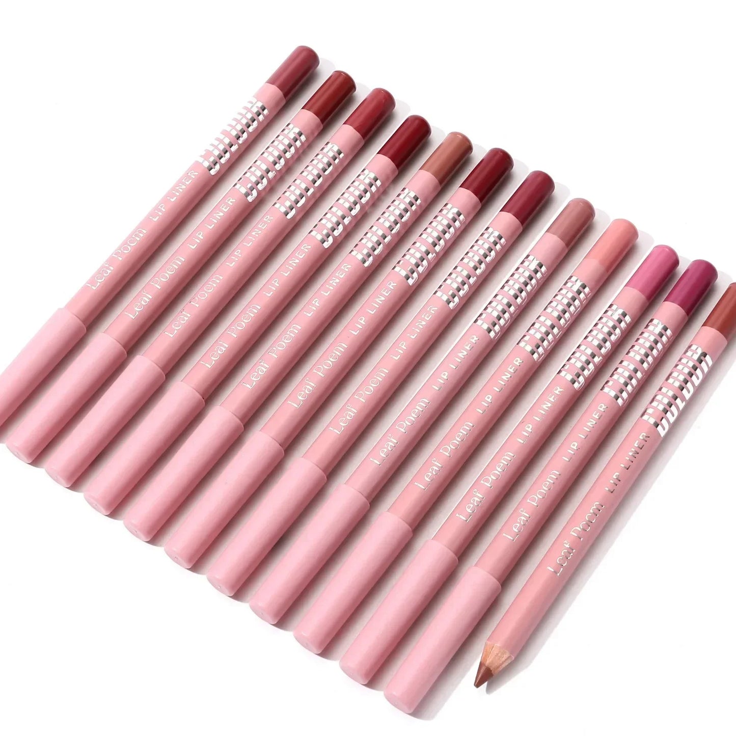 Nude Matte Lipstick Pencil Lipliner 12 Colors Waterproof Lip Liner Outline Lips Contour Makeup Matte Red Lipsticks Pen Cosmetics