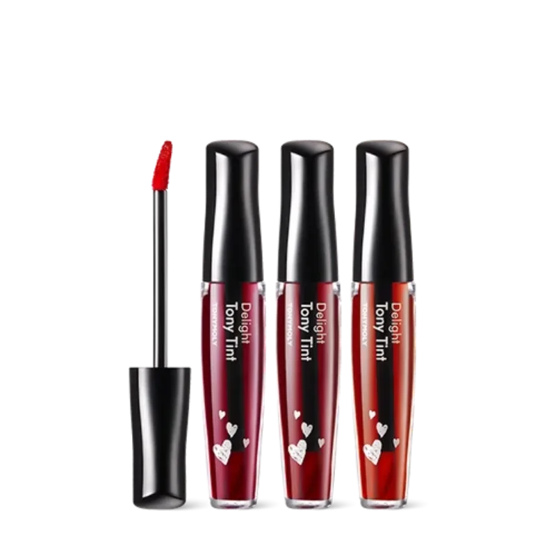 TONYMOLY Delight Tony Tint Stained Lipsticks Lip Gloss Lip Tints Moisturizing Long-Lasting Waterproof Korean Makeup Cosmetics