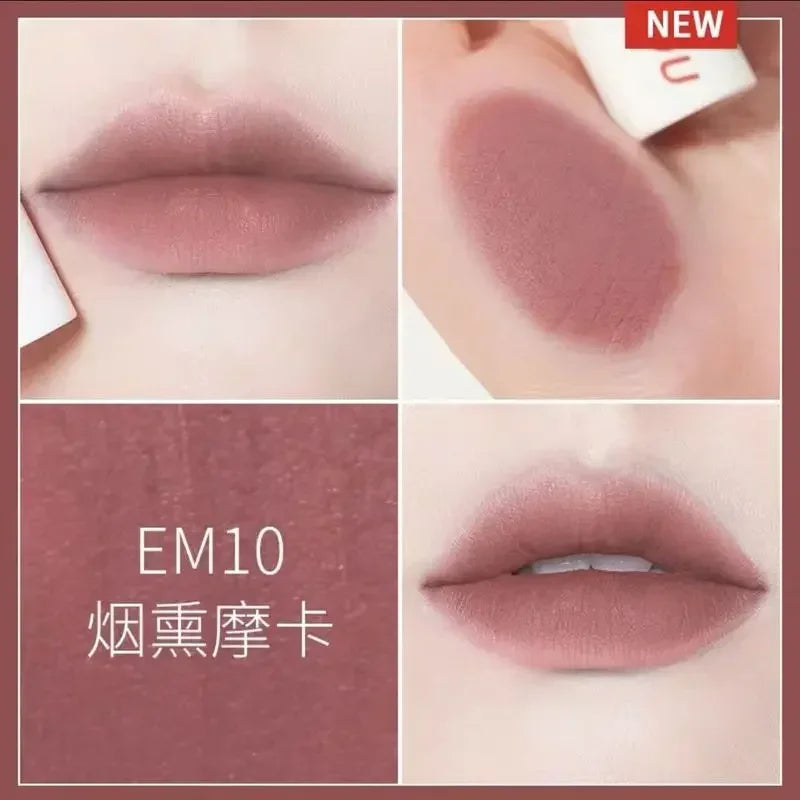 New Color INTO YOU Lip Mud Lipstick Makeup Matte Velvet Lipstick Waterproof Long Lasting Red Lip Tint Lip Glaze Makeup Cosmetics