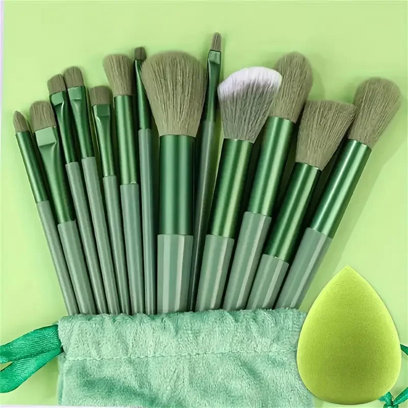 Professiona 13PCS Makeup Brushes Set Foundation Eyeshadow Blush Powder Blending Soft Fluffy Cosmetic Full Set Female Makeup Tool