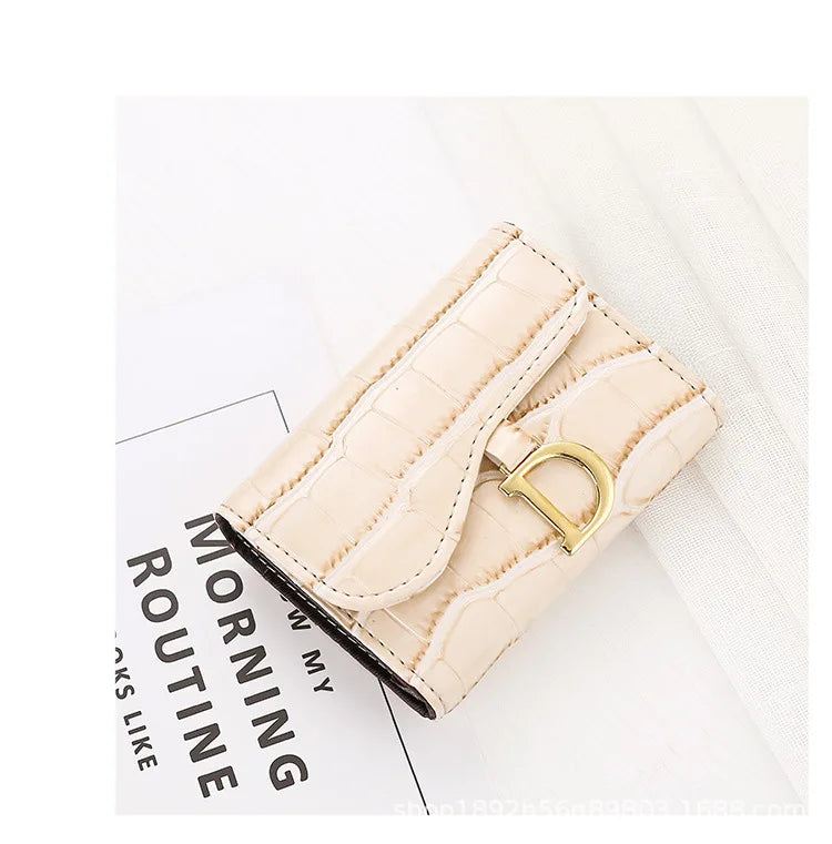 Women Short Wallet Small Fashion Luxury Brand Leather Purse Ladies Card Bag for Women Clutch Female Purse Money Clip Wallet 2023