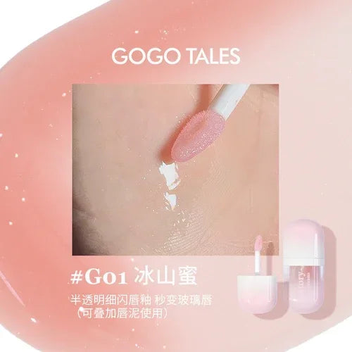 GOGOTALES Out of Focus Lip Glaze Matte Long-Lasting Makeup Non-Sticky Cup Lip Blush Flow Transparent Lipstick Makeup Cosmetics