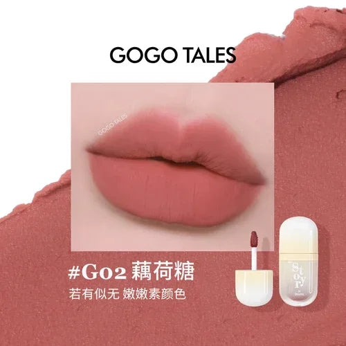 GOGOTALES Out of Focus Lip Glaze Matte Long-Lasting Makeup Non-Sticky Cup Lip Blush Flow Transparent Lipstick Makeup Cosmetics