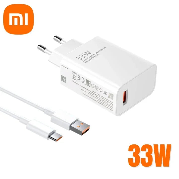 Xiaomi Original 120W Charger EU QC 3.0 67W Fast Turbo Charge 6A Type C Cable For Xiaomi Redmi Note 13 12 POCO X5 M4 Pro Pad 6