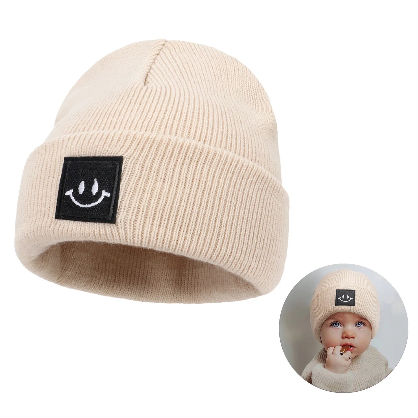 Kids Autumn Winter Hats for Newborn Crochet Beanie Toddler Boy Girl Cap Baby Photography Props Children Accessories Warmer Stuff