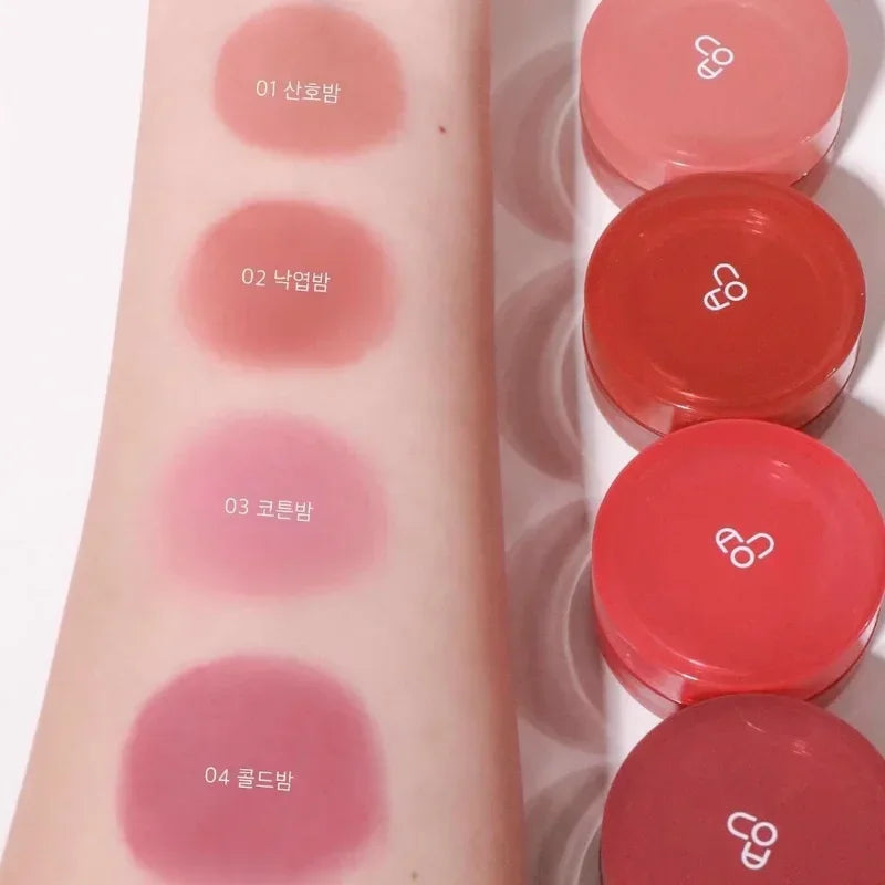 Korea AOU Lip & Cheek Blush Watery Matte Lipstick Long-lasting Lip Cheek Tint High Pigment Hydrating Pink Makeup Cosmetics