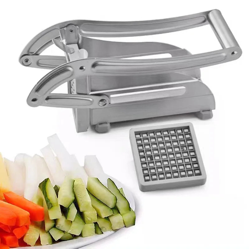 Cutting Potato Machine Stainless Steel Multifunction Manual Vegetable Cutter Tool Potato Cut Cucumber Fruits Carrot Cooking Tool