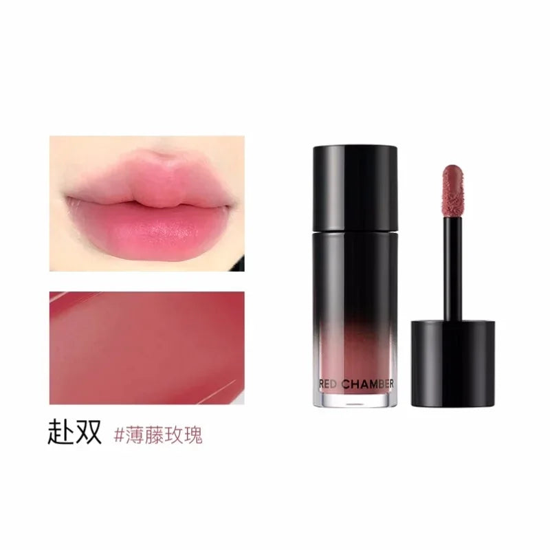 RED CHAMBER Multi Purpose Liquid Lipstick Soft Mist Matte Mouth Red Lip Glaze Blusher Liquid Long-lasting Korea Makeup Cosmetics