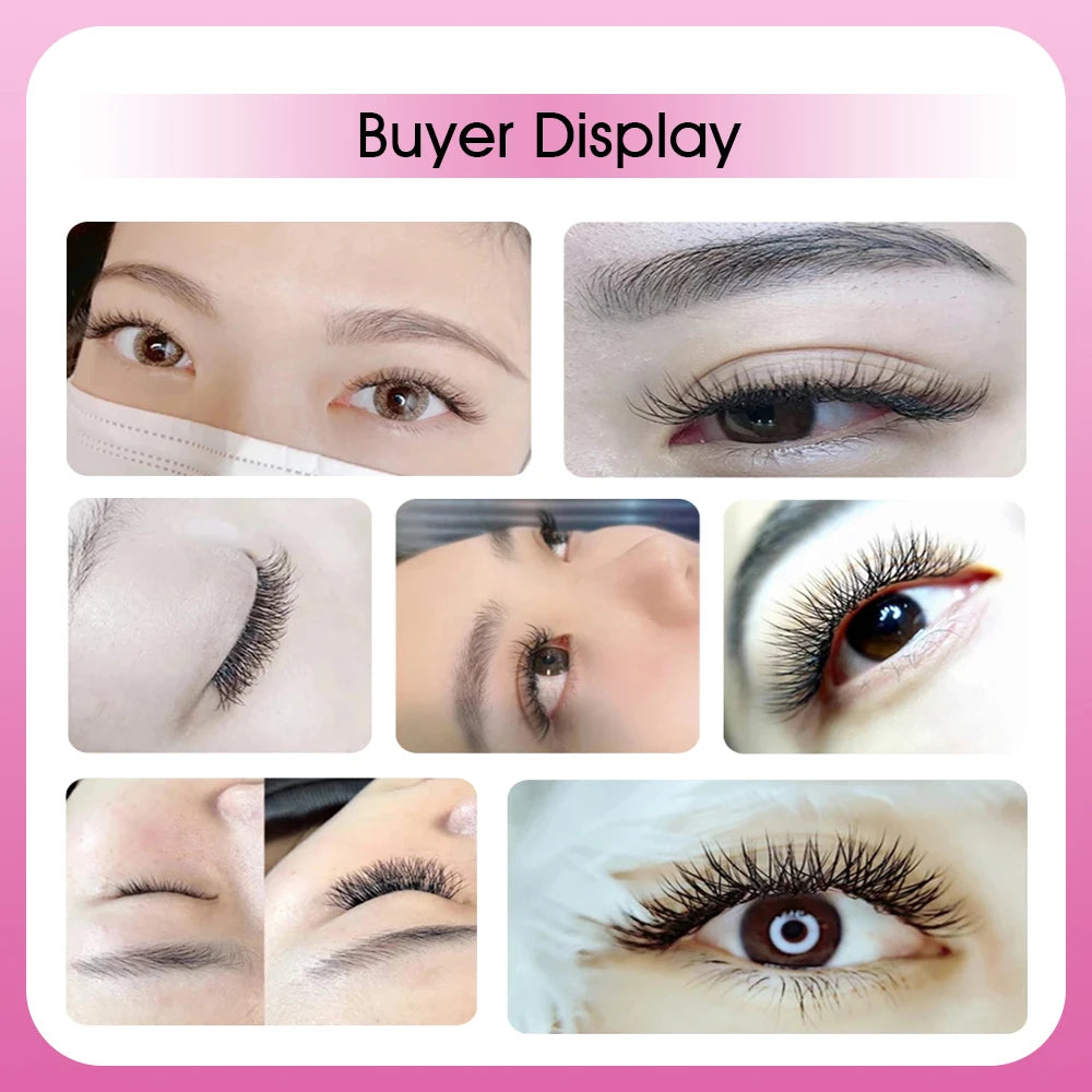 MASSCAKU New Arrival YY Shape lash Fluffy Individual Eyelash Extensions Natural and Soft Lash Wholesale/Supplies