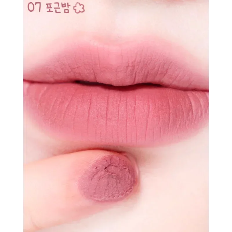 Korea AOU Lip & Cheek Blush Watery Matte Lipstick Long-lasting Lip Cheek Tint High Pigment Hydrating Pink Makeup Cosmetics